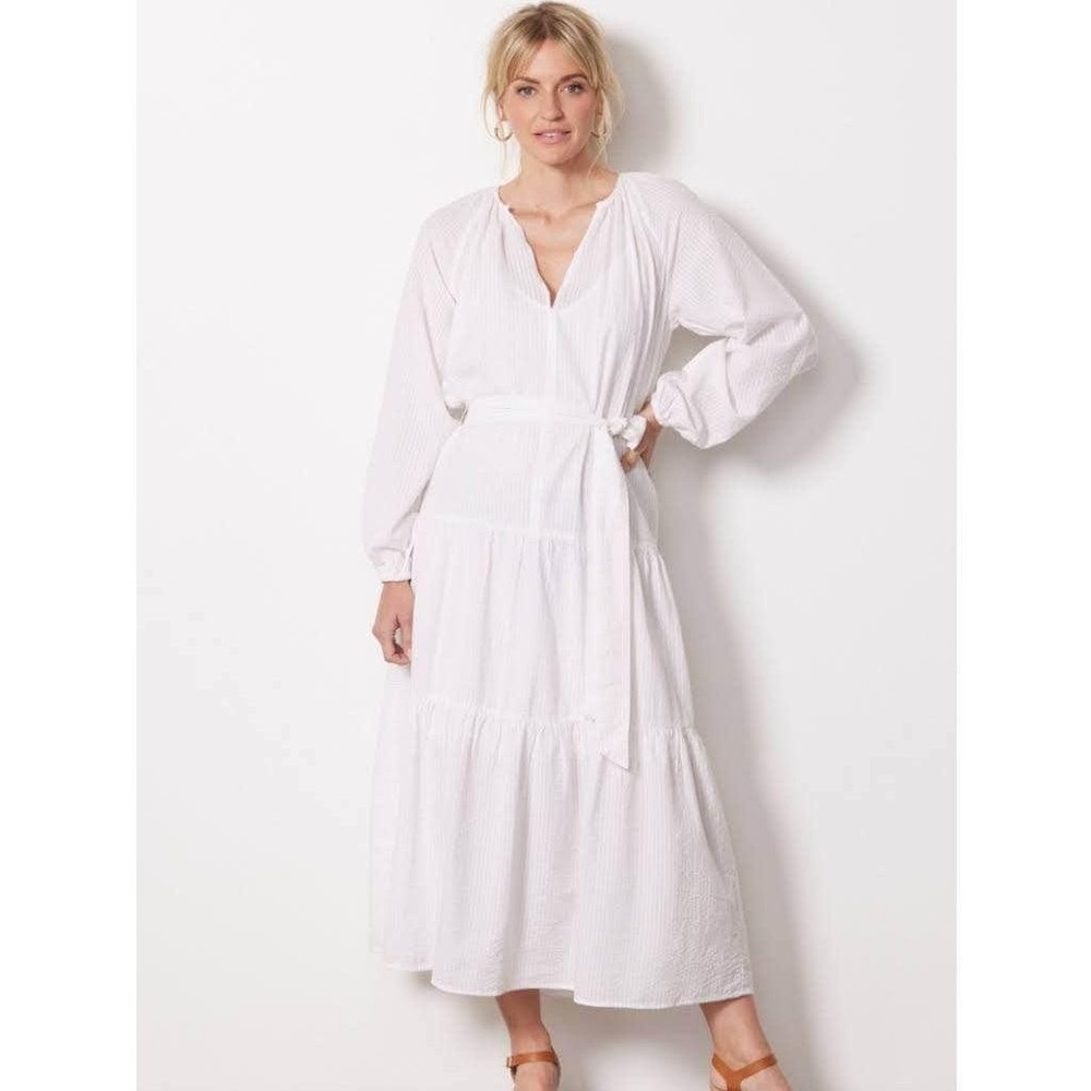 Evereve Roan & Ryan  Josephine Dress New white